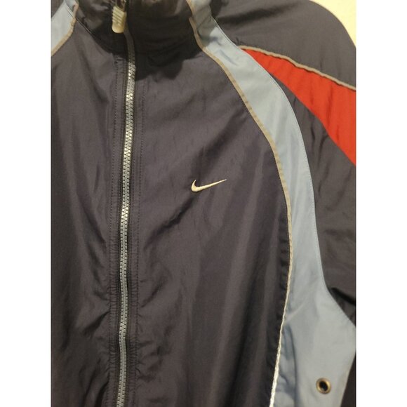 90s Nike Alpha Windbreaker Jacket Small Men Small Nike Swoosh Vented Activewear - Picture 2 of 11